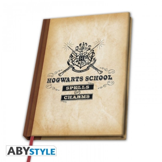 Notizbuch - Hogwarts School ''Spell & Charms'' - Harry Potter
