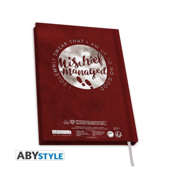 Carnet de Note - Carte du Maraudeur - Harry Potter