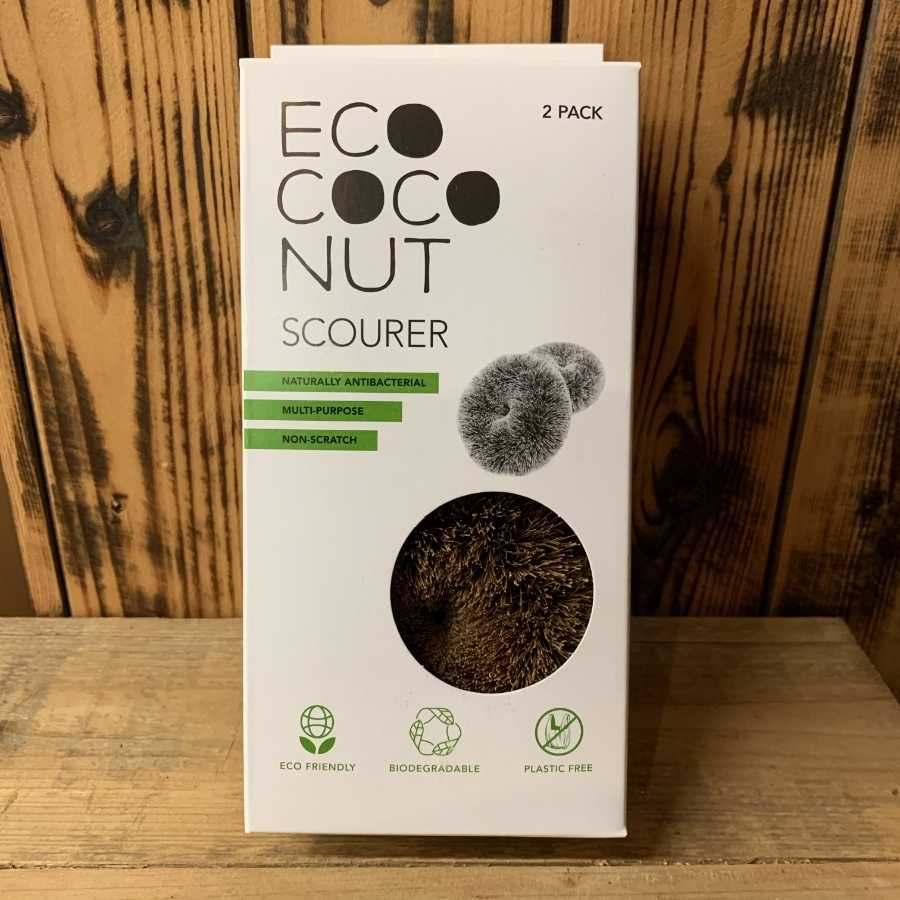 Tampon à récurer en noix de coco, ménage naturel, zéro déchets, écologique, boutique, Fribourg, suisse