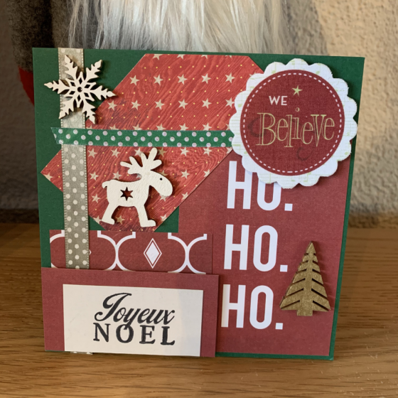 Carte de Noël, carte de voeux, création artisanale, idée cadeau, Boutique, Fribourg, Suisse