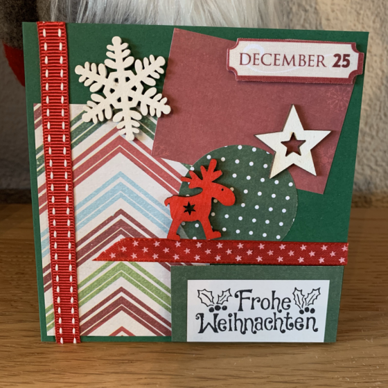 Weihnachtskarte, Glückwunschkarte, handgemachte Kreation, Geschenkidee, Geschäft, Freiburg, Schweiz