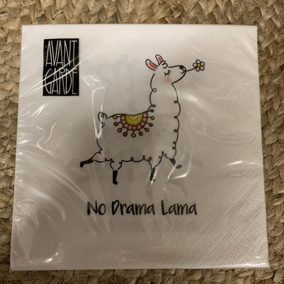 Serviettes Drama Lama