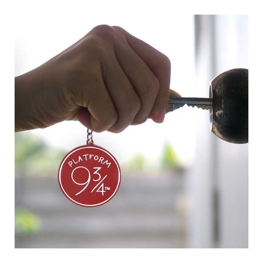Porte-clés métal Harry Potter Quai 9 3/4