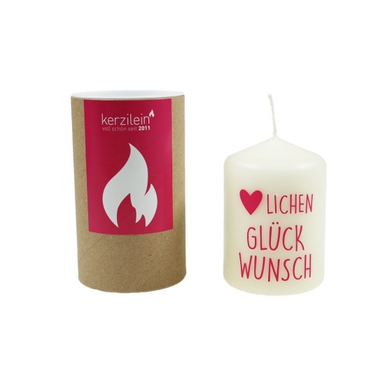 Bougie "H.Glückwunsch"