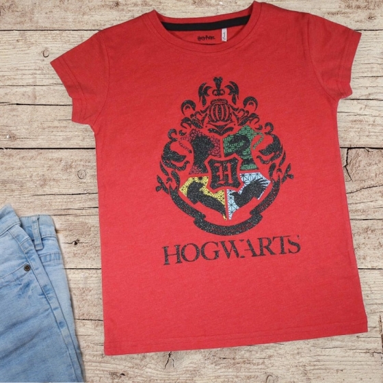 T-Shirts Enfant Harry Potter Poudlard Brillants
