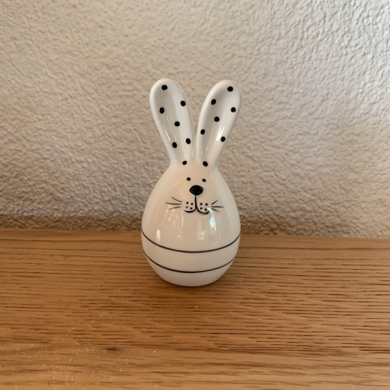 Lapin en céramique design, décoration, pâques, Boutique, Fribourg, Suisse