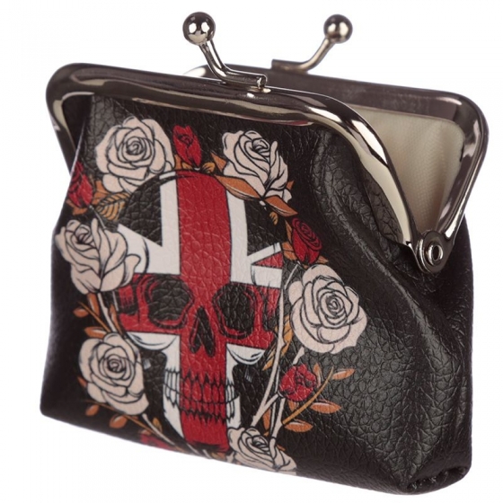 Totenköpfe Geldbörse