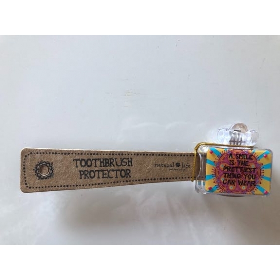 Fantasievoller Schutz für die Zahnbürste Smiley