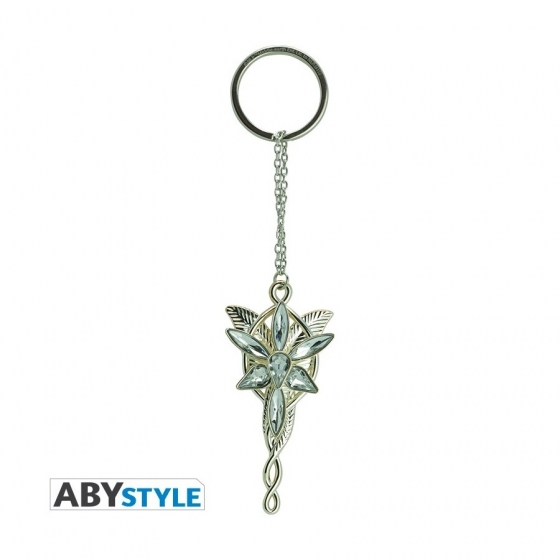 3D Metall Schlüsselanhänger - Abendstern - Herr der Ringe - Metall