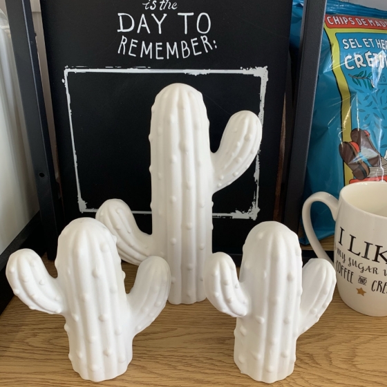 Cactus en céramique petit décoration été design