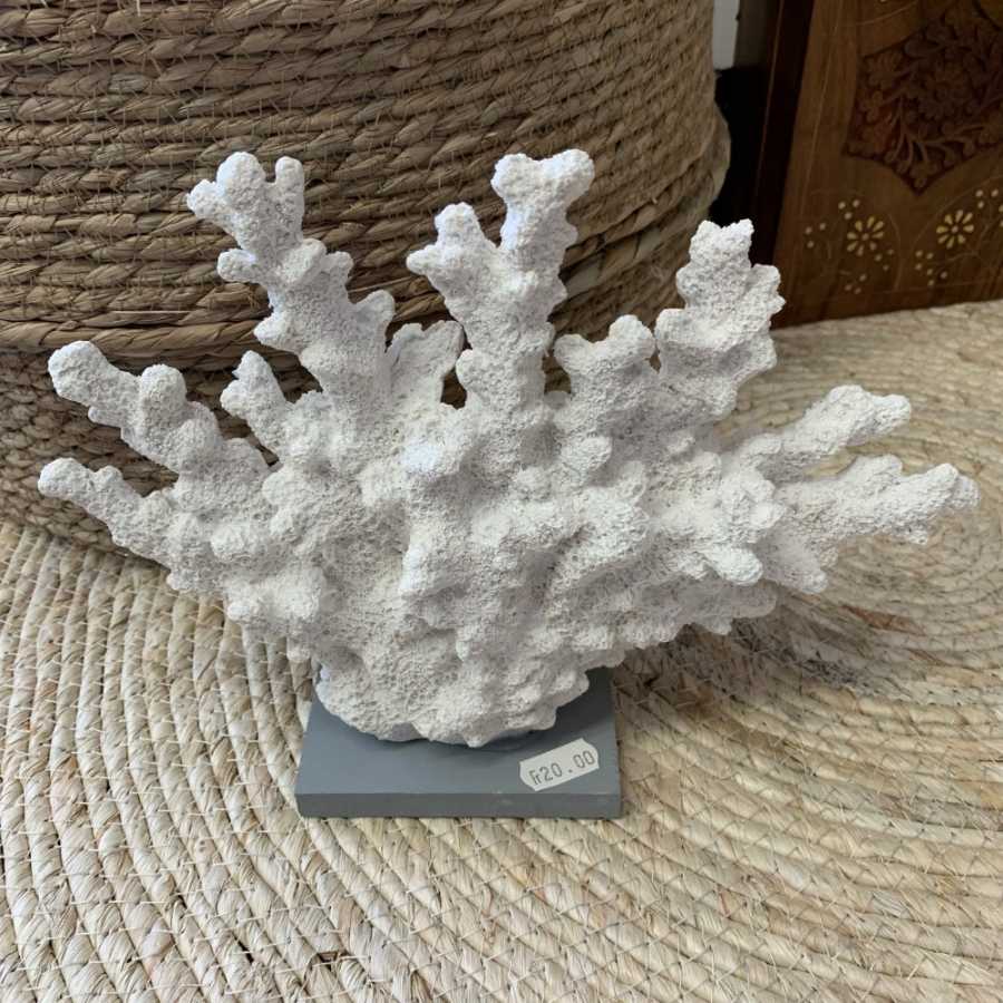 Zu stellende Dekoration, Korallenimitation, Meeresthema.