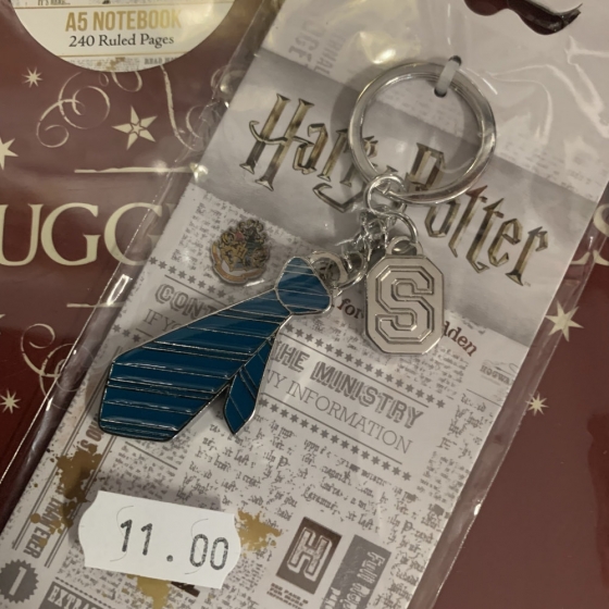 Porte-clé cravate Harry Potter Serpentard