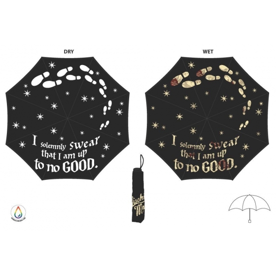 Parapluie réactif "I solemnly swear that I am up to no good" - Harry Potter