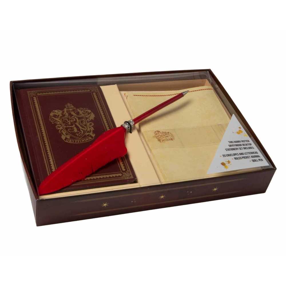 Harry Potter: Gryffindor Desktop Stationery Set (With Pen)