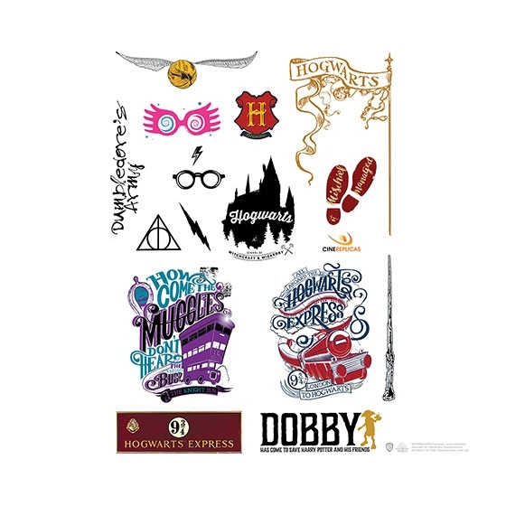 55 Aufkleber - Harry Potter