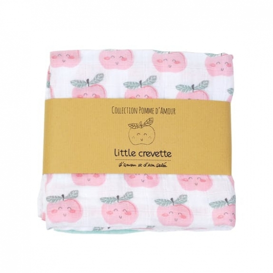 3er-Set Wickeltuch Pomme d'amour