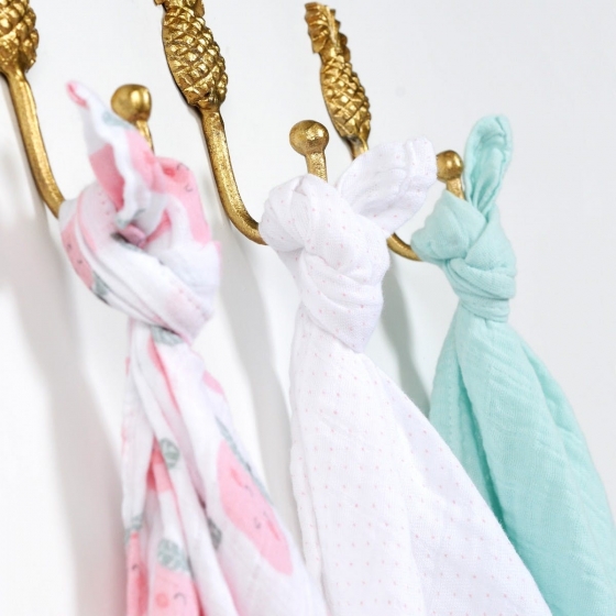 3er-Set Wickeltuch Pomme d'amour