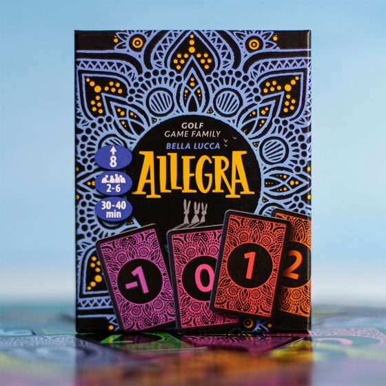 ALLEGRA - Das heitere und doch knifflige Karten-Ablegespiel DE/EN