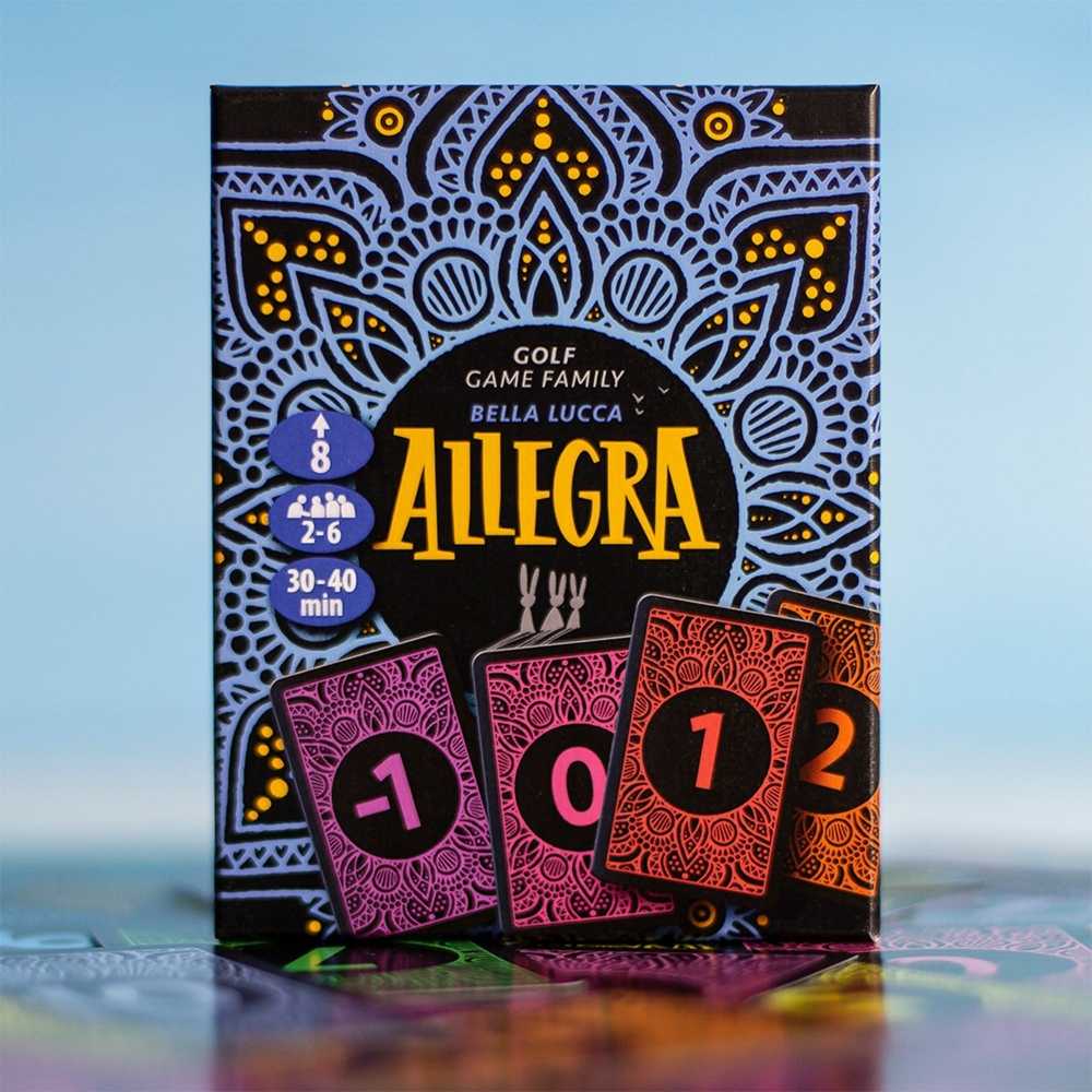 ALLEGRA - Das heitere und doch knifflige Karten-Ablegespiel DE/EN