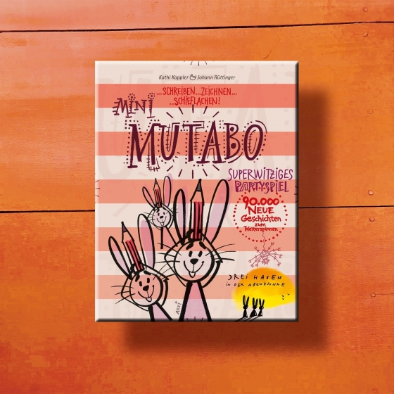 Mini Mutabo - Schreib- und Zeichenspiel - Mitbringspiel DE