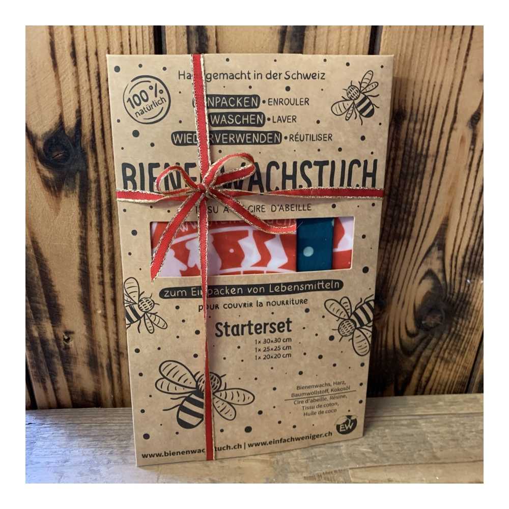 Bienenwachstuch - Starterset Weihnachten