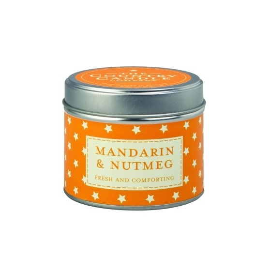 Mandarin and Nutmeg-Duftkerze in Schachtel
