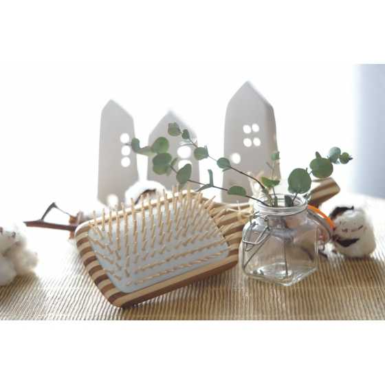 Brosse démêlante en bambou