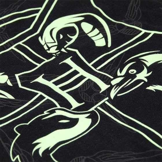 T-Shirts für Kinder Harry Potter Hogwarts phosphoreszierend