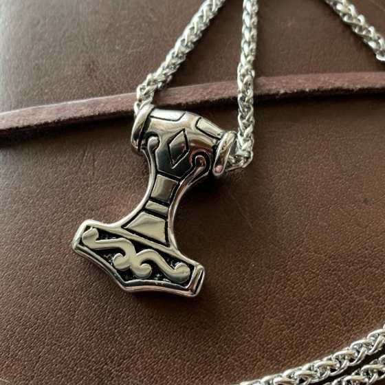 Halskette "Thors Hammer"., Viking