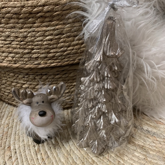 Kerze Tannenbaum groß