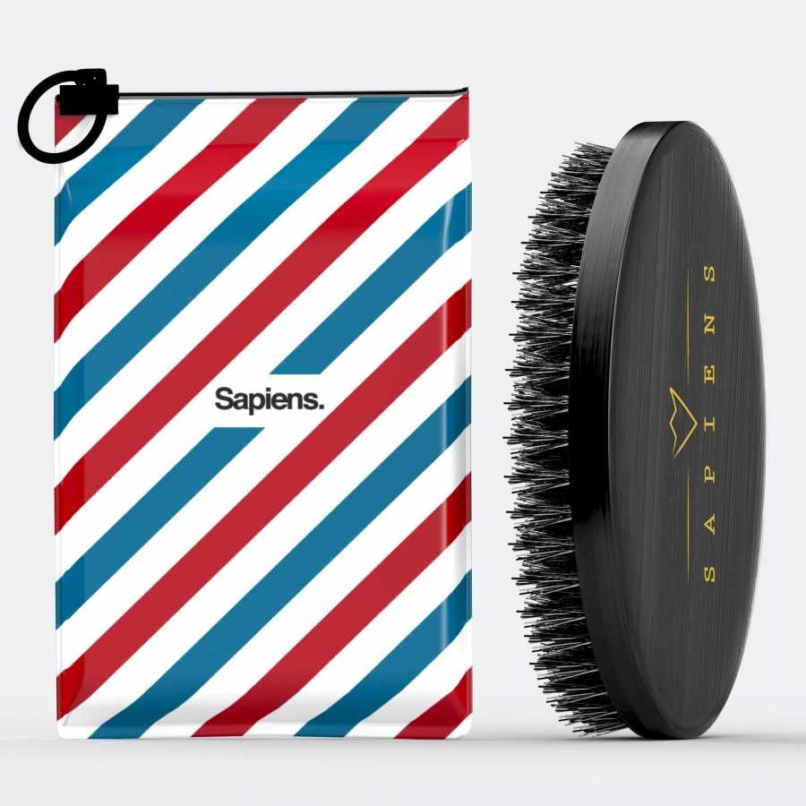 Bartbürste - Kirschholz x Wildschweinseide - Sapiens