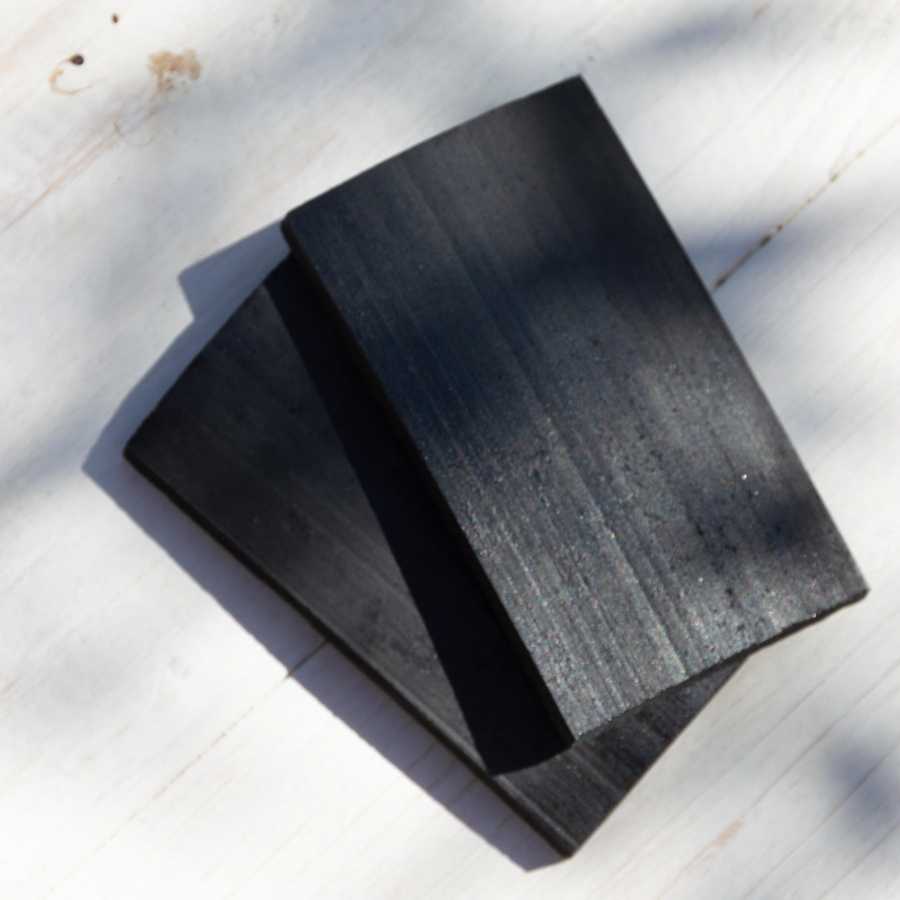 2 Kohleblöcke für Gemüsekisten - Herkunft Japan