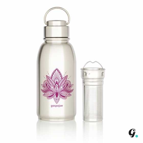 Isothermische Trinkflasche Friendly Lotus Himbeere - GaspaJOE
