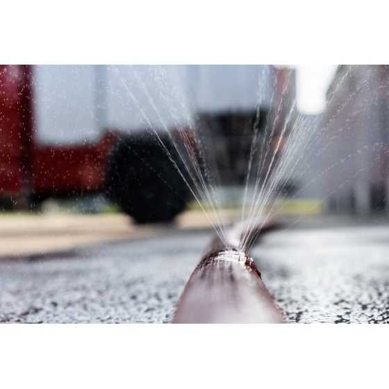 Gürtel aus recyceltem Schlauch rot - Bendl