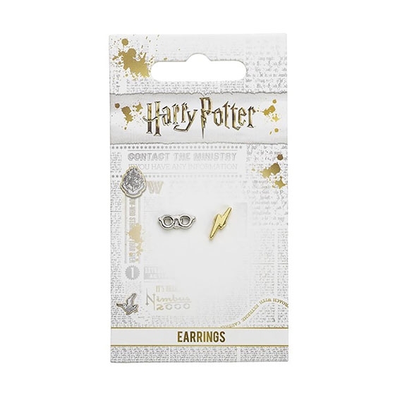 Boucles d’oreilles - Éclair et lunettes - Harry Potter