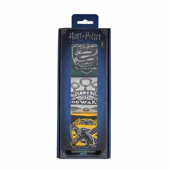 Hogwarts Quidditch 3er-Set Socken - Deluxe Edition