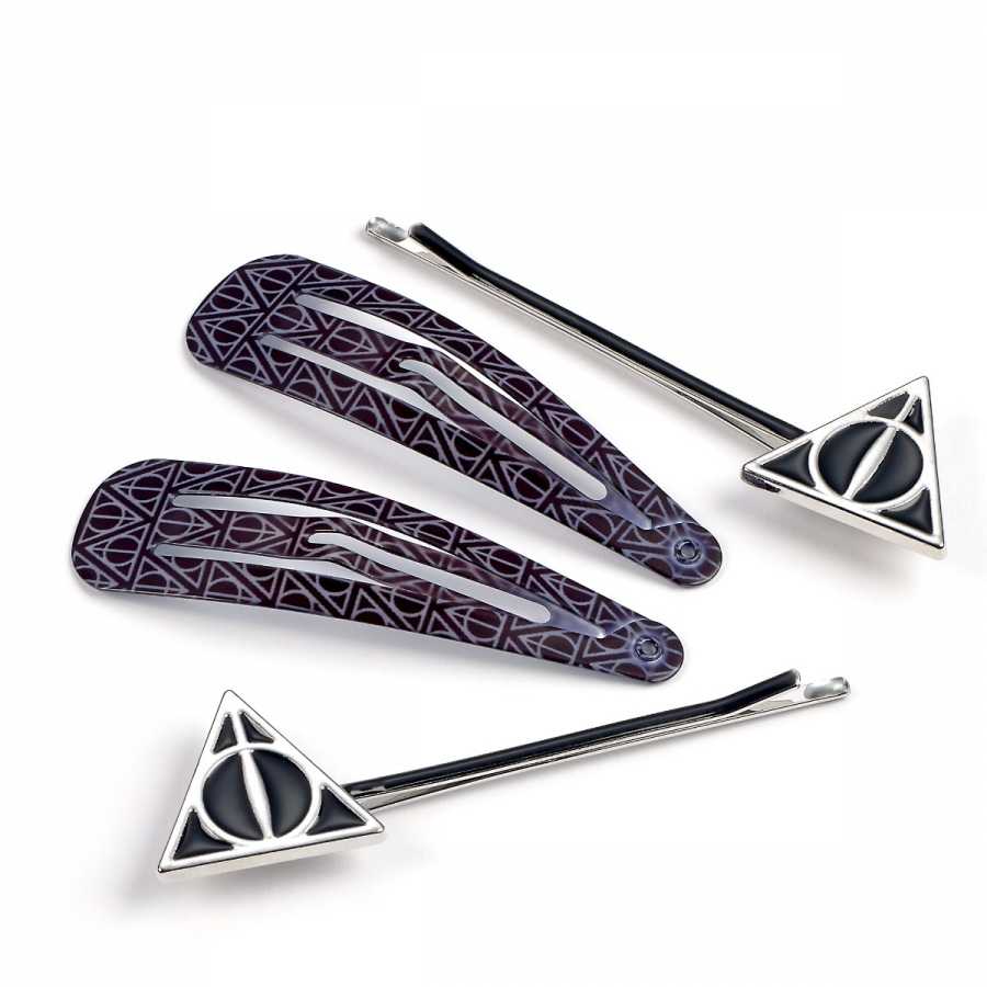 Ensemble de barrettes Deathly Hallows  - Harry Potter
