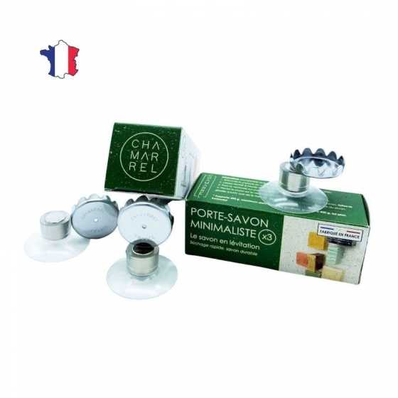 Lot de 3 - Porte-Savon minimaliste aimanté
