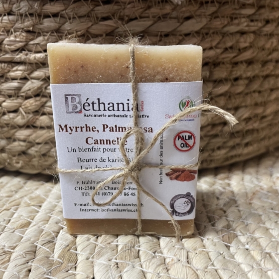 Seife BETHANIA Myrrhe-Palma Rosa-Zimt