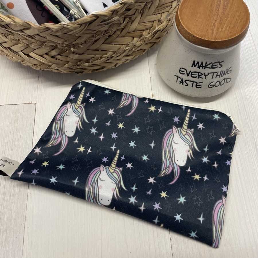 Pochette à snacks, tissu alimentaire imperméable, Fabrication artisanale, suisse