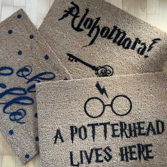 Paillasson - Oh Hello - bleu