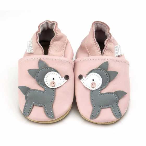 Chaussures en cuir souple pour bébé Bambi