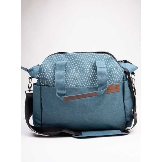 Wickeltasche Blau