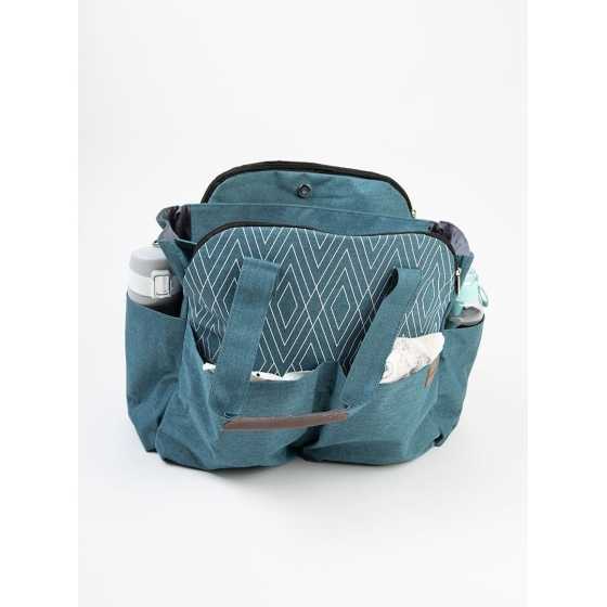 Wickeltasche Blau