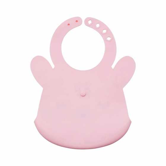 Bavoir en silicone Rose Bunny - TINY TWINKLE, bébé, cadeau, Fribourg, Suisse