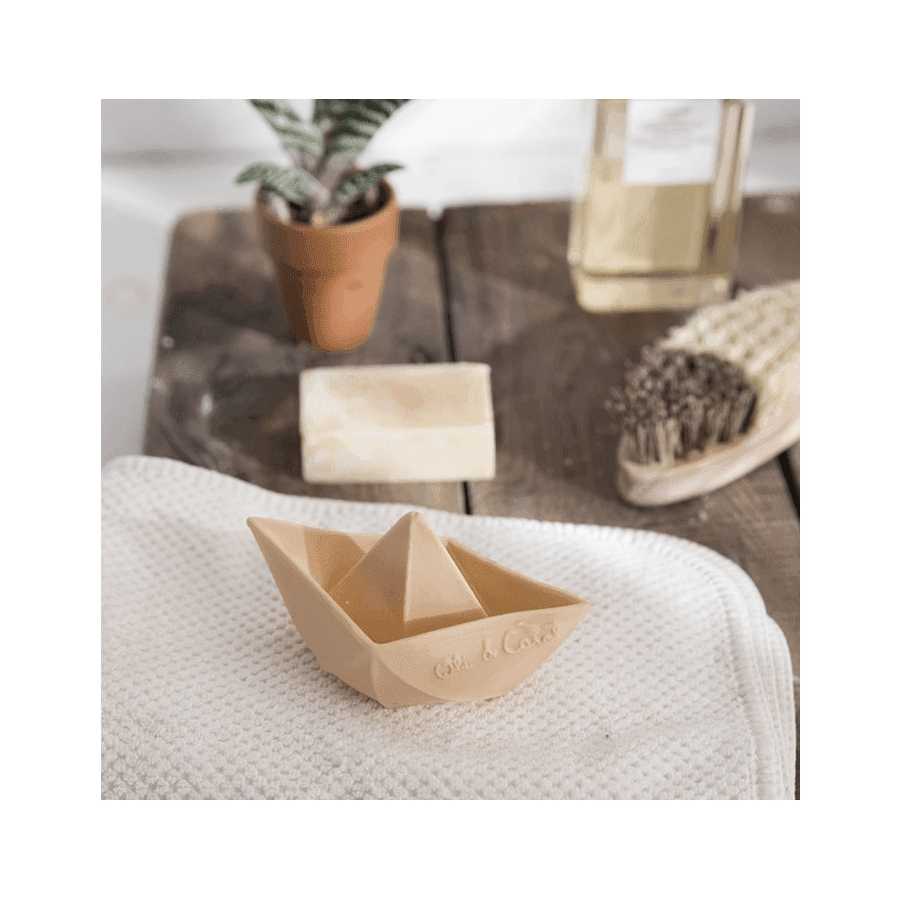 Bateau origami - Nude - Oli & Carol