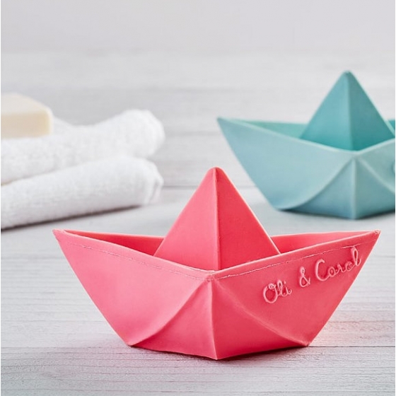 Bateau origami - Rose - Oli & Carol