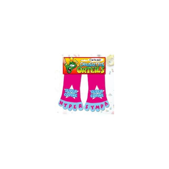 Chaussettes orteils "Super Copine"