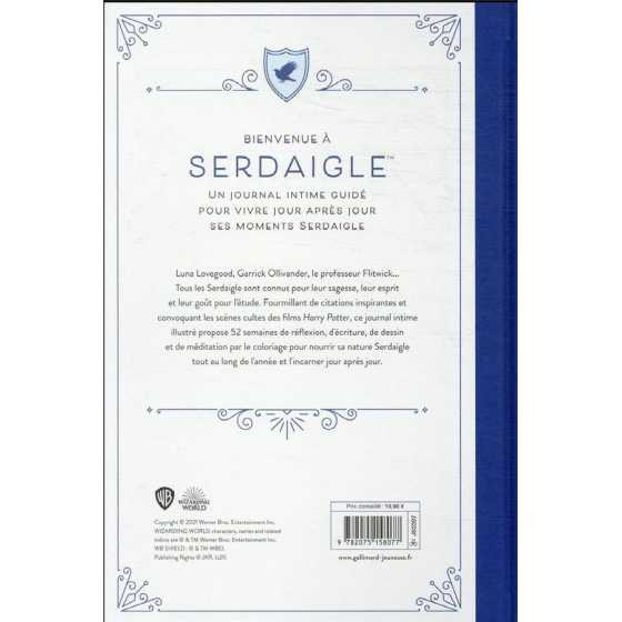 Sagesse (Serdaigle) : journal intime pour cultiver son âme de Serdaigle - Harry Potter