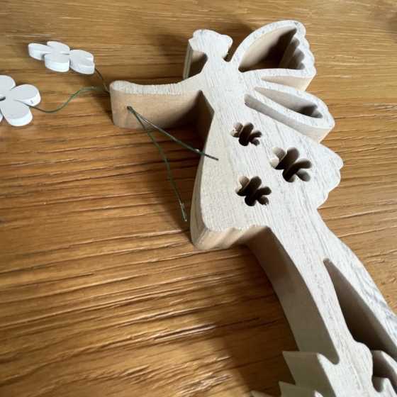 Holzfee zum Basteln oder Dekorieren